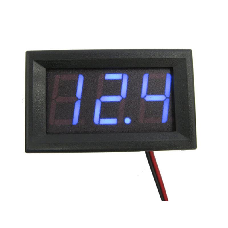 Dc 0-30V 3 Wire Led Digital Display Panel Volt Meter Voltage Voltmeter Car Motor