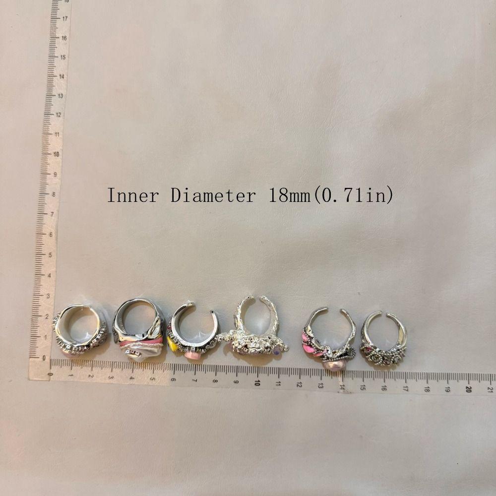 Exaggerate Women's Split Ring Metal Conch Opening Ring Adjustable   Girl