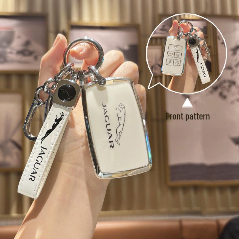 Стильный чехол для ключа Jaguar XFL/XEL/F-Pace/F-Type/E-Pace/XE с пряжкой для женщин