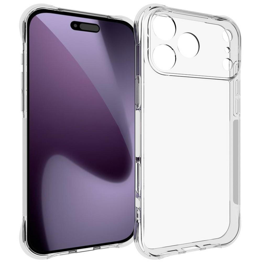 Для iPhone 17 Pro Max ТПУ чехол для телефона Нескользящий Прозрачный Чехол для мобильного телефона