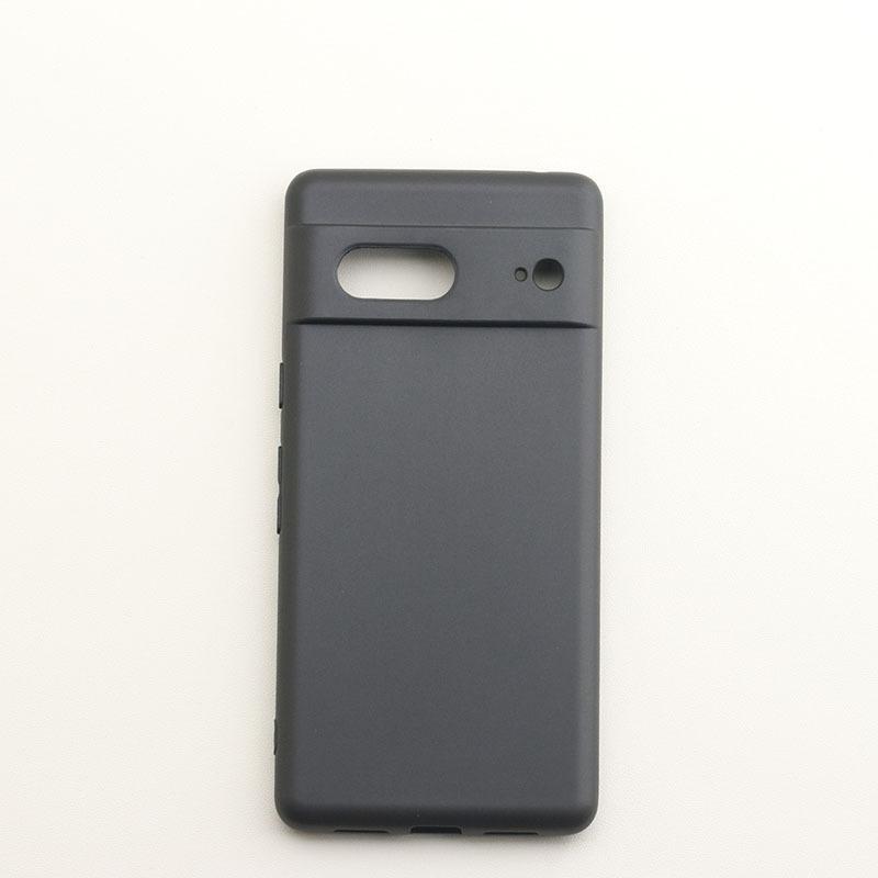 Роскошный Чехол из Жидкого Силикона для Google Pixel 6 6A 7 7A 8 8A 9 9A 9 Pro XL Черный Матовый Силиконовый Чехол Fundas
