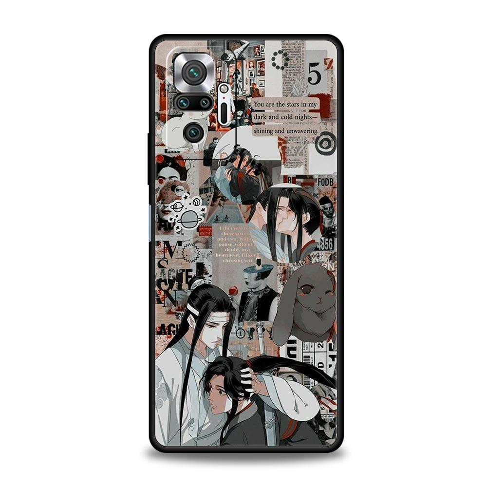 Аниме Mo Dao Zu Shi Wei Wuxian чехол для телефона для Xiaomi Redmi Note 12 11 10 Pro 9S 9 8 7 9T 8T 9C 9A 8A 12 11T 5G K50 игровой чехол