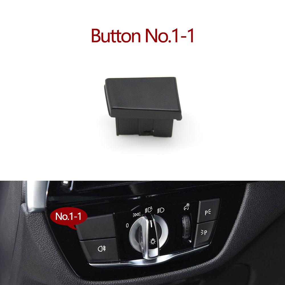 Car Headlight Switch Rotary Knob Head Lamp Switch Foglight Button Cover Replace For BMW G30 G31 G38 F90 G32 G01 G08 F97 G02 F98