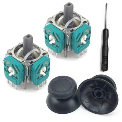 MJJ 2 шт. аналоговый джойстик для большого пальца запасные части Dualshock замена для контроллера PS4