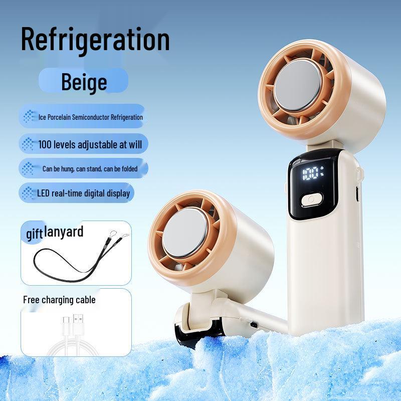 Turbo Portable Folding Mini Fan with Semiconductor Cooling