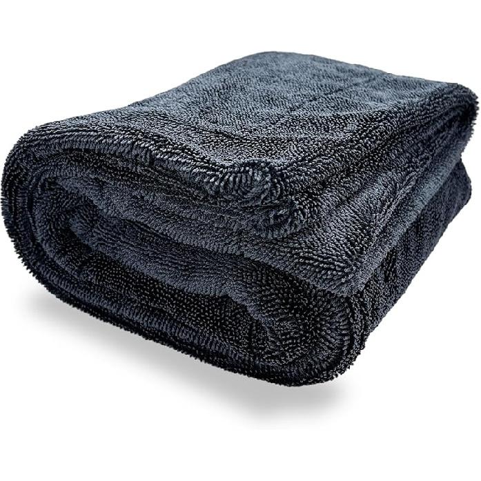 Микрофибровые полотенца для автомобилей, 1200 GSM, ультратолстые, 31x31 см, мягкое полотенце для сушки при детейлинге автомобиля, супервпитывающая ткань с двойной витой петлей, для очистки