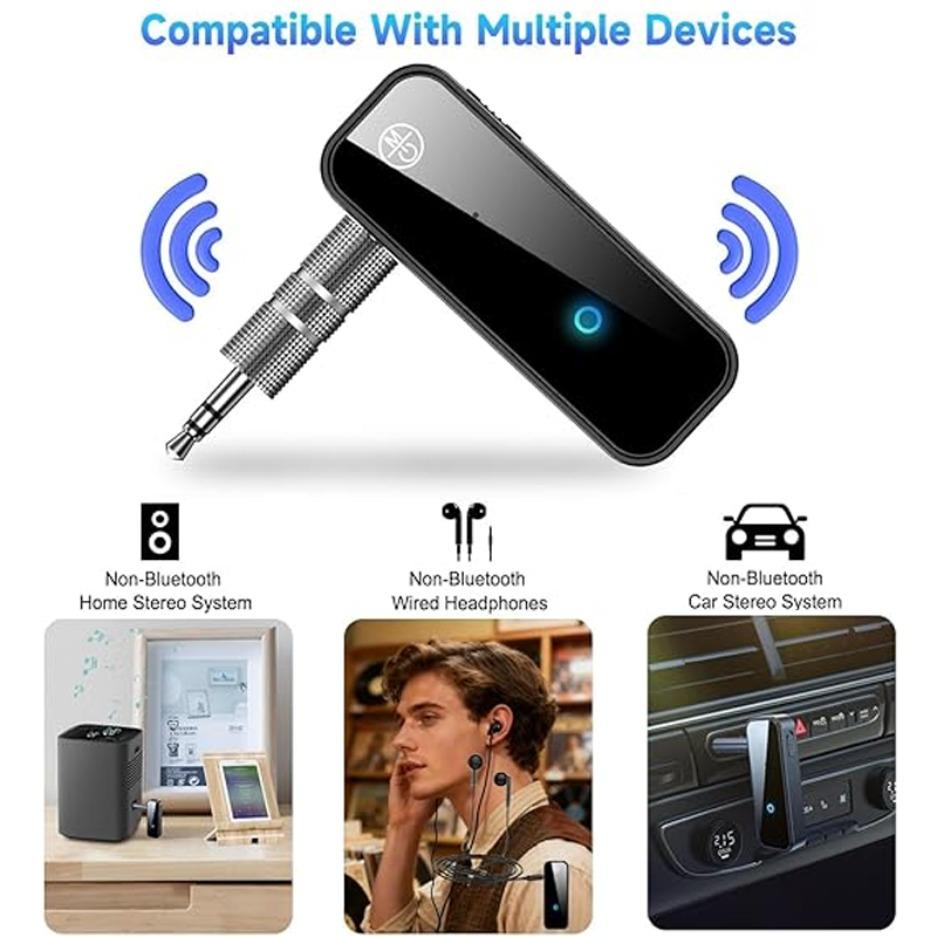 2-в-1 Bluetooth 6.0 Передатчик Приемник 3,5 мм AUX Беспроводной Аудио Адаптер USB Зарядка Для Автомобиля ТВ Динамика Стерео НаушниковХороший продукт