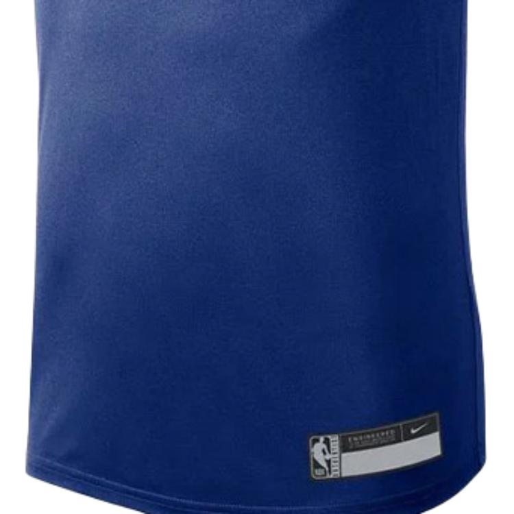 Nike X NBA Collaboration Golden State Warriors Training Breathable Casual Sleeveless Basketball Jersey Men Jersey Blue HF1870-495