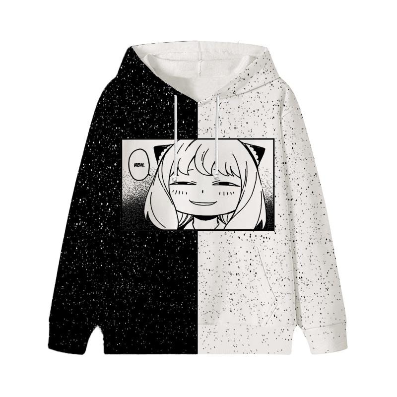 Spy X Family Hoodie Cartoon Anya Forger Pullover Loyor Yor Forger Boys Girls Personality Outfits Tops Children Gift Clothes