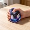 Прозрачные блестящие настольные украшения, Хэллоуинский призрачный кубик-сквиш, Блестящая медленно поднимающаяся игрушка-антистресс, Милые кубики для мягкого снятия стресса, Сенсорные