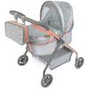 Doll Stroller - DE CUEVAS TOYS - My First Stroller - Grey - 56 Cm - Bag Included