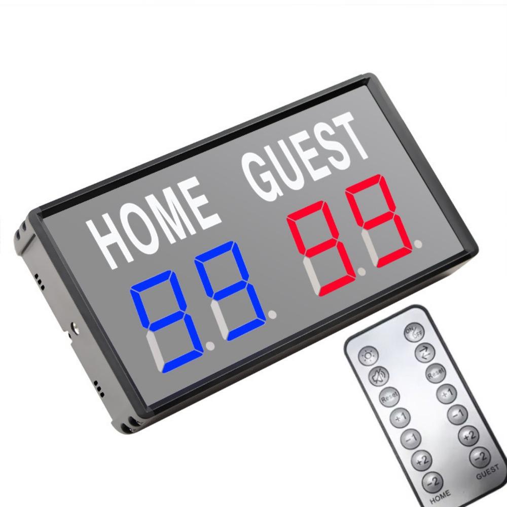 Wireless LED Digital Scoreboard 4-Digit Mini Electric Scoreboard Basketball