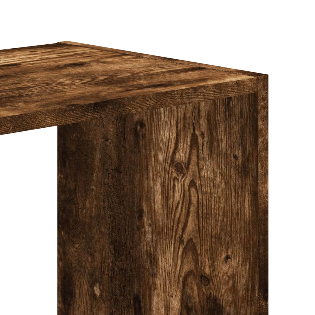 Vidaxl Regał, Przydymiony Dąb, 102X32X108 Cm, Materiał Drewnopochodny