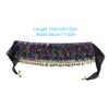 Boho Bellydance Hip Scarf W/Dangling Sequins Sequins Hip Scarf Dance Performance Clothing Jazz Dance Accessories Show Costumes