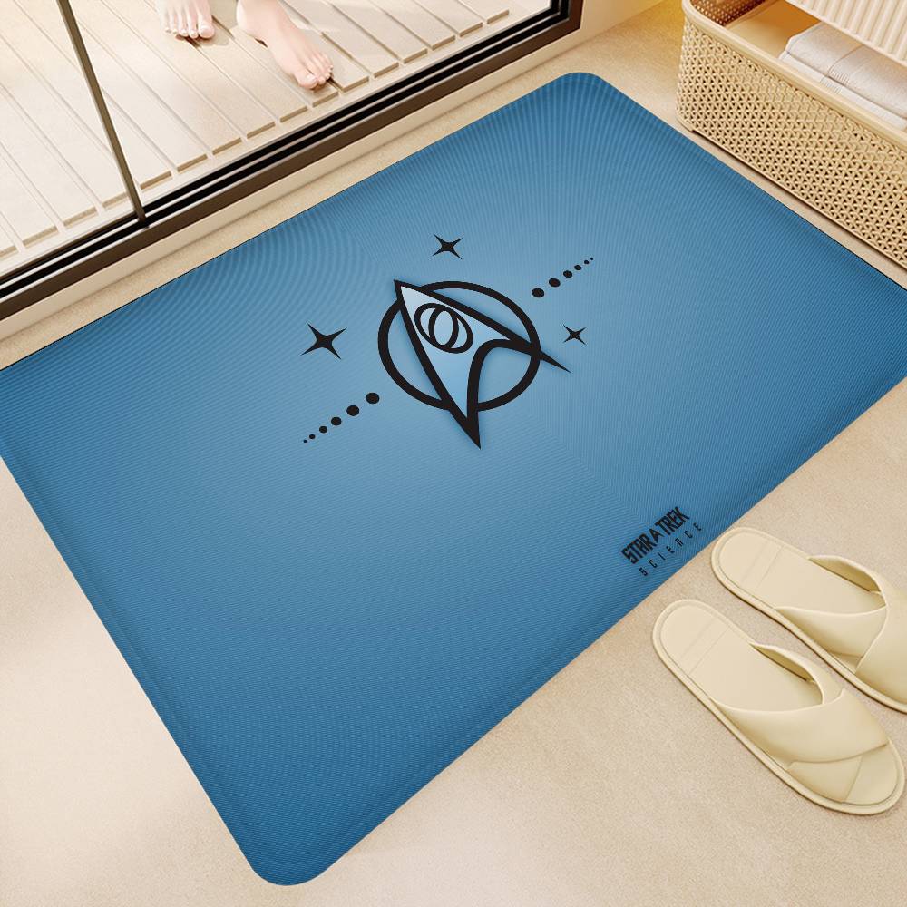 Popular Fiction S-star T-trek Movie Bathroom Mat Kids Room Bedroom Decoration Balcony Anti-Slip Doormat Living Room Bedside