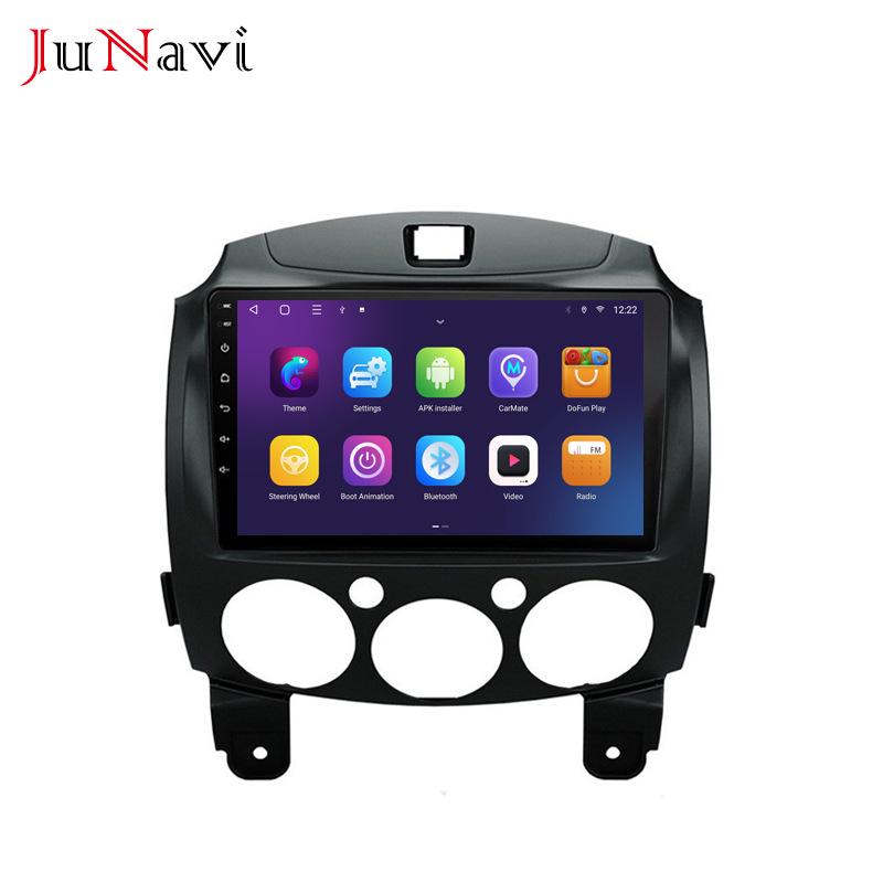 Мазда 2 (2007-2014) Android-навигация с большим экраном, Bluetooth и беспроводным CarPlay