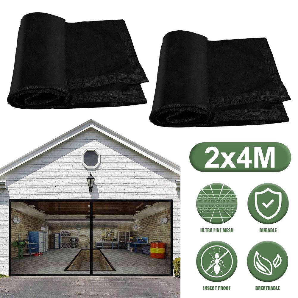 Бесшовная выдвижная штора для гаражных ворот Москитная сетка Защита от насекомых Мух Сетка Экран для павильонов Балкона Уличной палатки