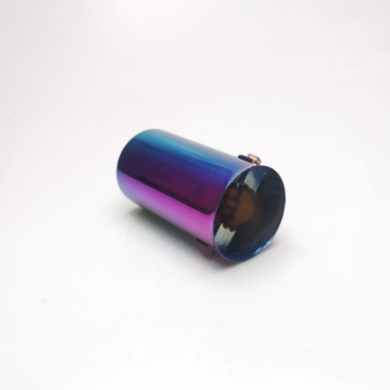 1Pcs Universal Car Exhaust Muffler Tip Stainless Steel Car Exhaust Muffler Tip Pipes Auto Tail Rear Tip Decoration Accessories