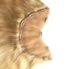 Bone Straight One Piece Real Human Hair Extensions Clip Ins Unprocessed European U Shape Hair Topper Lace Clip in Extension