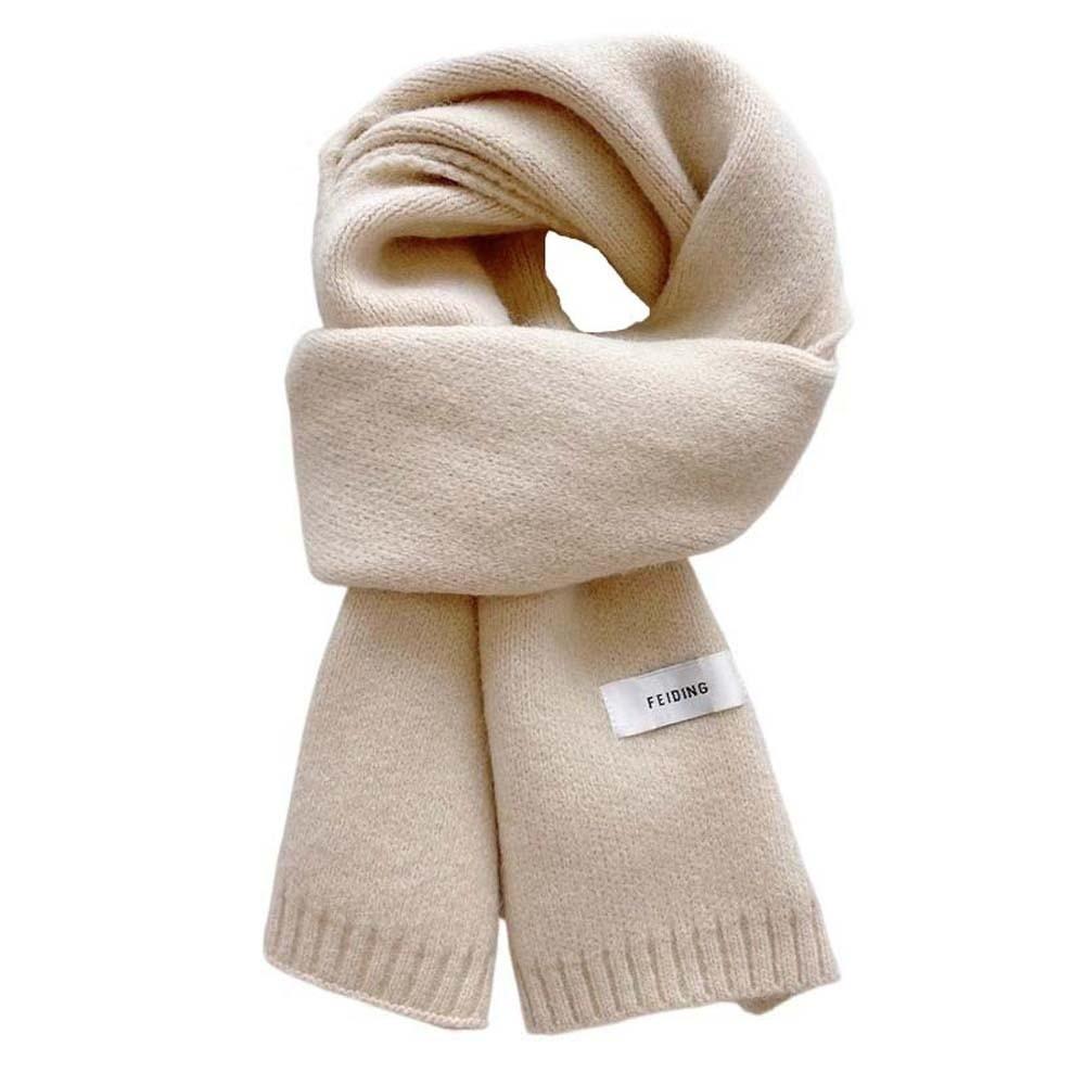 Soft Long Thickened Neckscarf Cold-proof Winter Warmer Scarf Large Couple Knitting Wool Scarf Men