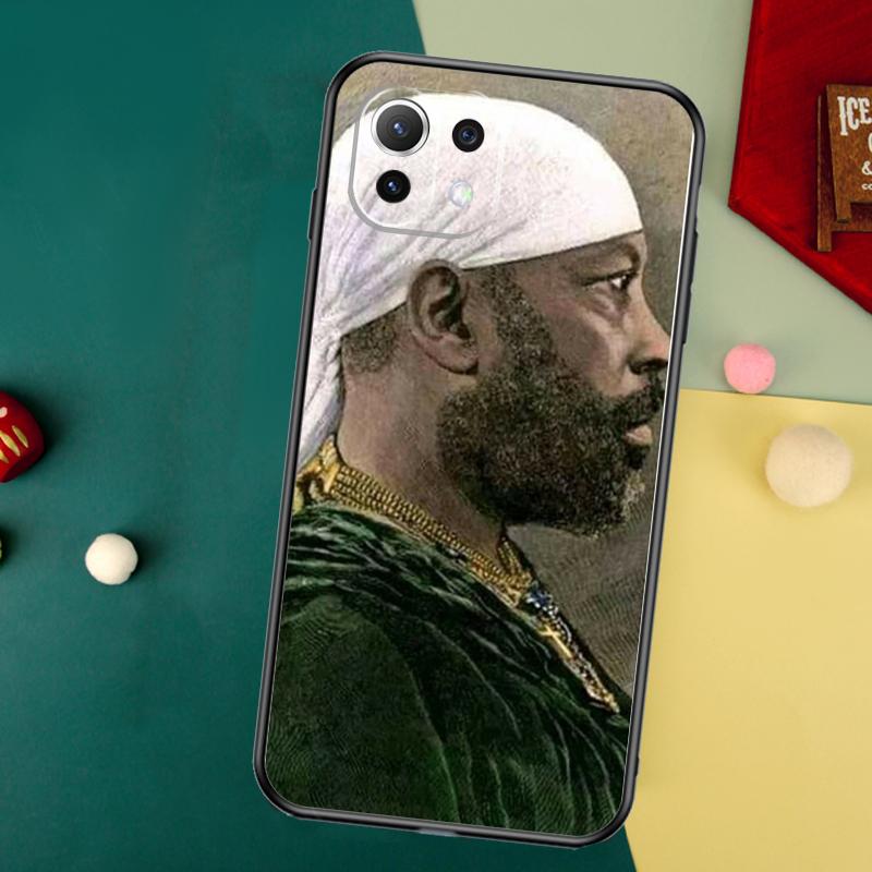 Emperor Menelik Ii Of Ethiopia Adwa Case For Xiaomi 13 14 15 Ultra 11T 12T 13T 14T Pro POCO X7 Pro X3 X5 F5 F6 M6 X6 Pro Cover
