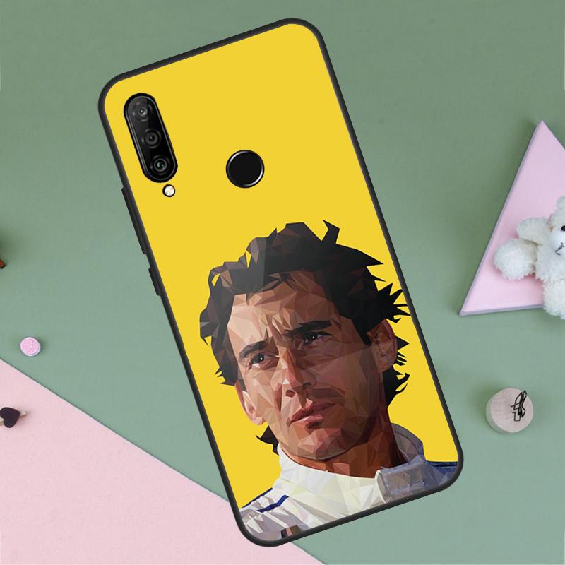 Гонщик Айртон Сенна Для Huawei Nova 9 10 SE Y91 Y61 Y90 Y70 Y60 Y72 12s 12i 11i 7i 8i P60 Pro P30 P40 Lite Чехол