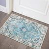 Small Washable Rugs Carpet Mat Non Slip Boho Vintage Distressed Farmhouse Home Decoration For Entryway Kitchen Bathroom Bedroom