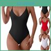 Womens Casual Large Backless Fashion Sexy Onepiece Beach Bikini Adjustable Strap Swimsuit