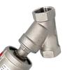 Jucheng 304 Stainless Steel Pneumatic Angle Seat Valve