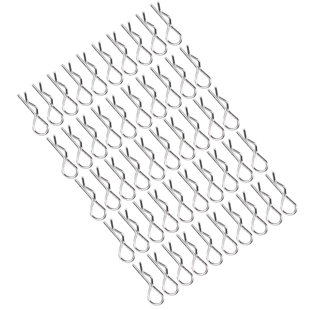 50 Pcs RC Accessories R Type Body Clip Pin for 1 10 1 12 1 16 Scale Remote Control Car Shell