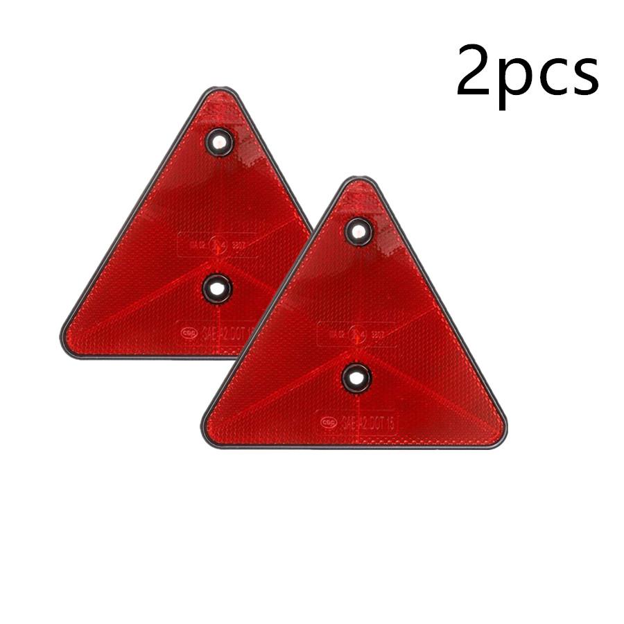 1/2/3 шт треугольный отражатель красный светоотражающий треугольный предупреждающий отражатель для прицепа автофургона кемпера грузовика тягача лодки грузовика