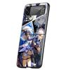 Чехол для телефона Genshin Impact Милая Фурна для Samsung Galaxy Z Flip 3 4 5 6 7 Жесткий Складной ПК Для Samsung Z Flip4 Flip5 Чехол