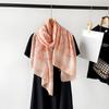 185 * 85cm Summer Women'S New Medium To Long Scarf Shawl Breathable Sunscreen Fashionable Versatile Premium Silk Scarf