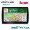 7 Inch Gps Navigation for Car Truck HGV Accessories Tools HD Navigator 2024 Free Update New Europe Maps 8GB FM Music