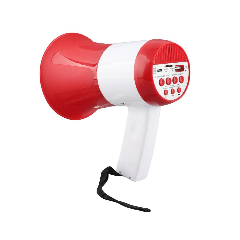 Портативный усилитель Несколько режимов оповещения 100 Вт Высокая мощность Bluetooth Ручной усилитель