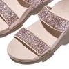 LULU GLITTER SLIDES Шлепанцы Nude Rose см [FITFLOP] МНОГОТОНАЛЬНЫЕ Женские сандалии, Микс, 24.0