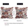 Bohemian Pillow Cushion Cover Geometry Embroidered Tassel Pillowcase Living Room Sofa Christmas Home Decor Customized 45x45cm