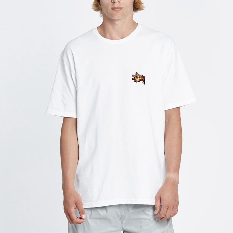 Stussy Футболка Fireball Унисекс Белая 1904225