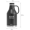 FIELDOOR Carbonated Drink Bottle Growler Ice Container Large Capacity Vacuum Insulated Cooler Carbonated Drink A stainless steel bottle that can carry