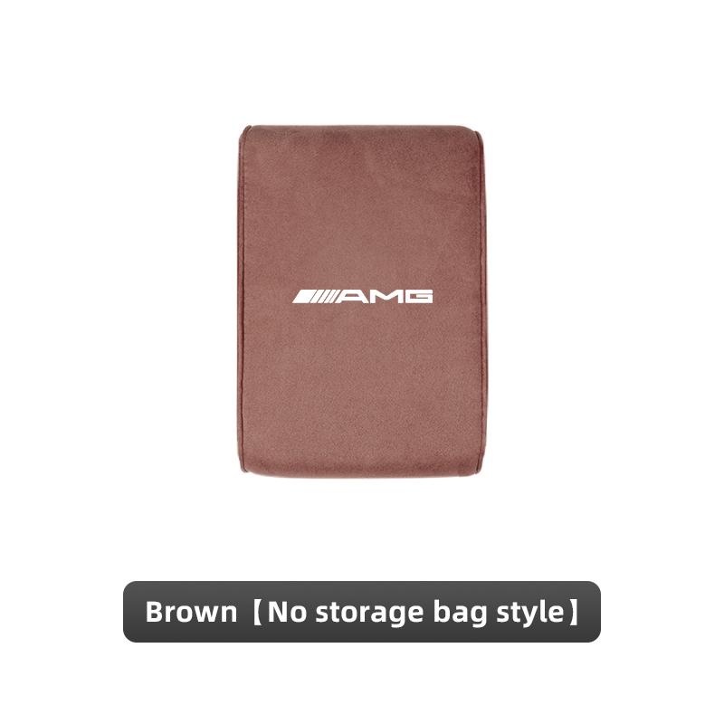 AMG Car Armrest Box Height Increase Mat Car Hand Protection Storage Pad For Mercedes Benz AMG W206 W204 W205 W212 W213 W221 W222