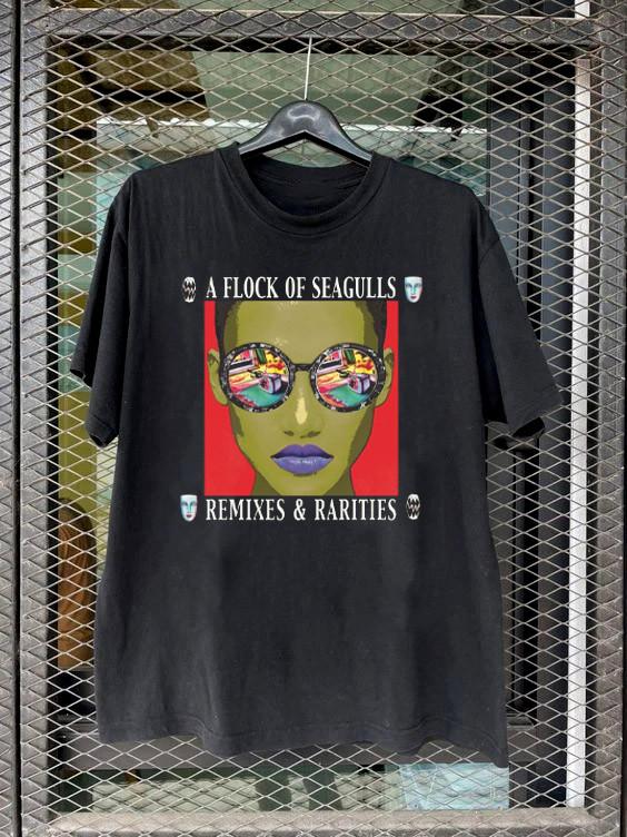 Футболка A Flock of Seagulls Remixes amp Rarities Все размеры S 5XL KK568 Унисекс