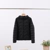 Light and thin down jacket women's autumn and winter white duck down short hooded light and convenient thin warm jacket tide