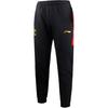 Li Ning Badminton Series Letter Print Drawstring Mid Waist Tapered Knit Sports Pants Men Bottoms Black AKLTE49-1
