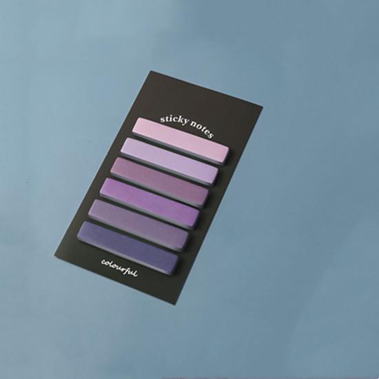 Цветной блокнот Morandi, одноцветный индекс, липкие заметки, заметки для сообщений N раз, липкие студенческие стационарные канцелярские товары