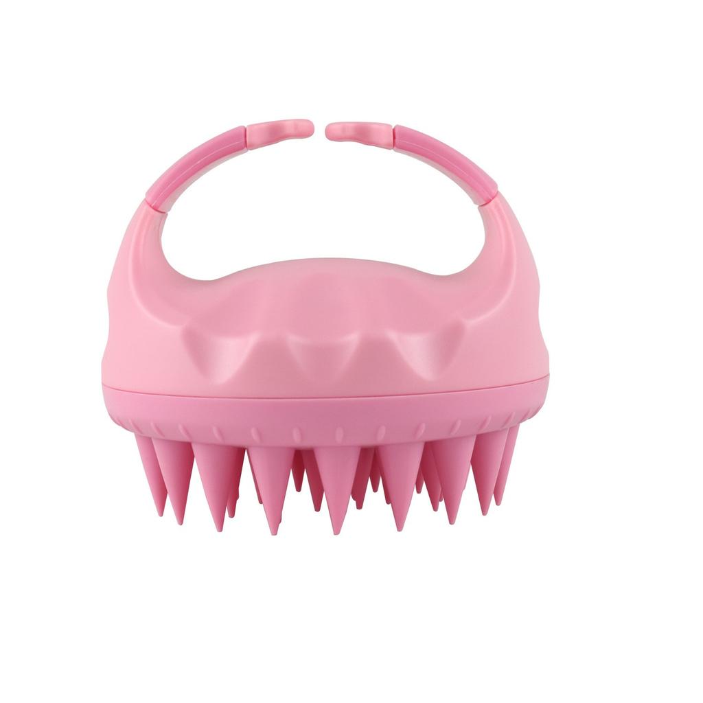 TPE Tooth Shampoo Comb Handle Shampoo Comb Hair Salon Scalp Bath Massage Tool Soft Tooth Shampoo Brush