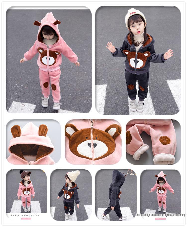 Костюмчик для девочек из золотого бархата для малышей от 0 до 3 лет: Уютный зимний наряд со свитером и брюками