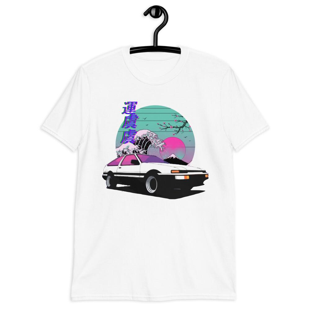 AE86 Trueno Vaporwave 80-е 90-е Эстетика JDM Тюнинг Автомобиль Дрифт Гонки Футболка