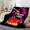 Custom Name Friendship Flight Flannel Blanket Throw Blanket Soft Warm Sofa Bed home Decor Unique Gift