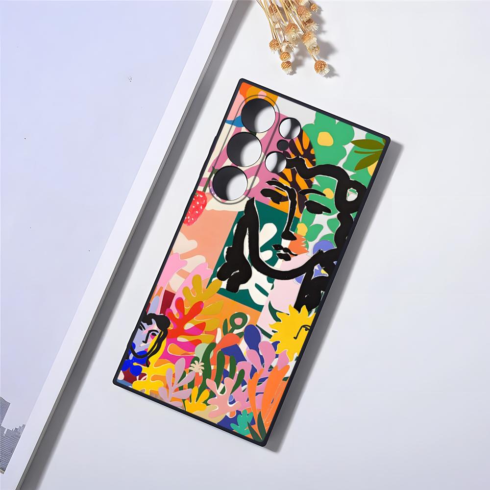 Matisse Art Painting Phone Case For Samsung S24 Ultra S23 Fe S22 S20 S21 Plus Galaxy A54 A34 A24 A53 Note 20 Cover