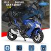 Масштаб 1/18 Welly Suzuki GSX S1000F, модель мотоцикла из сплава, литье под давлением, металлические игрушечные транспортные средства, модель мотоцикла, коллекция высокой имитации, детские подарки